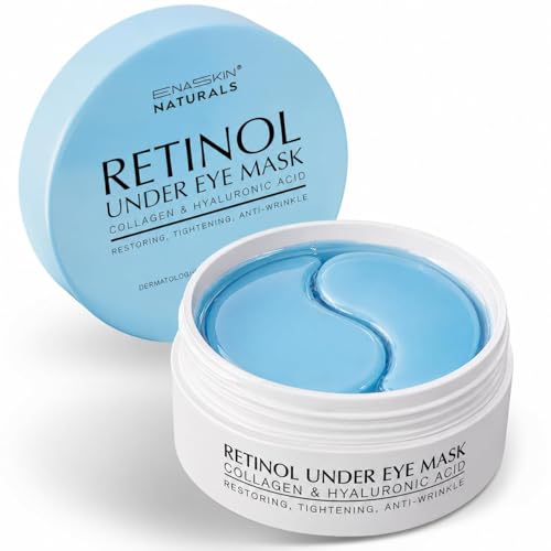 Enaskin Naturals Blue Under Eye Patches for Dark Circles & Puffiness - 60 Patches