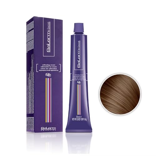 Salermvison Hair Coloring Cream #6.1 Dark Ash Blonde, 2.3 Ounce