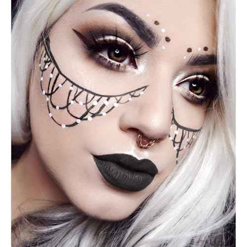 Black Matte Liquid Lipstick - Long Lasting, Smudge Proof, Transfer Resistant Lip Color, Waterproof, Non-Transfer Formula (Mystical Moment)