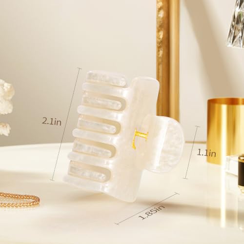 Fycert Gold-T Small Initial Hair Clip with Glitter for Women & Teens