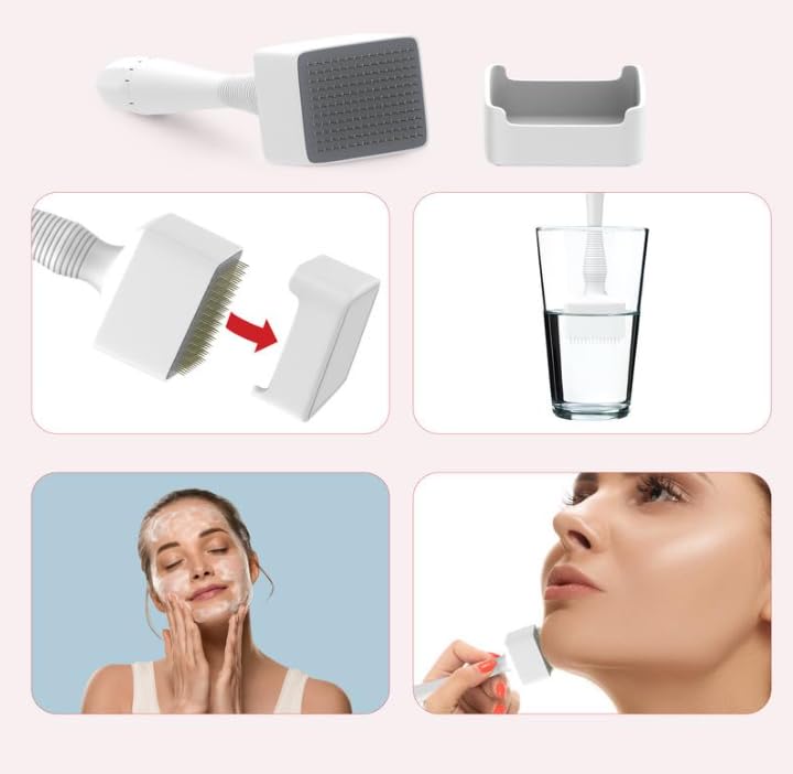 Agodafoo Derma Stamp for Women and Men Home Use, Derma Roller with 140A Needles, Adjust Microneedling Pen Beauty Pen for Face Body, Skin Care Gift