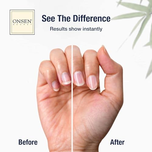 Onsen Secret Japanese Nail Care Kit with Cuticle Serum & Buffer Block