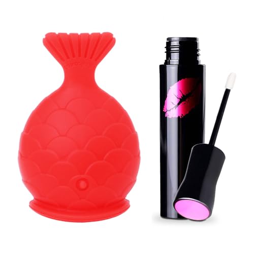 Fish Shape Lip Plumper Device with Plumping Gloss Set