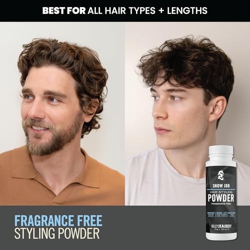 Billy Jealousy Snow Job Hair Styling Powder for Men - Volume & Texture