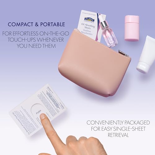 50pc Oil Blotting Sheets - Instant Shine Control for Face