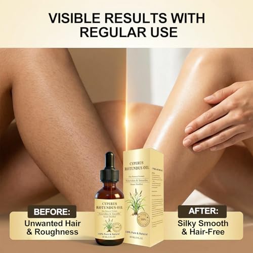 Cyperus Rotundus Oil for Hair Removal & Skin Care - 2 fl Oz
