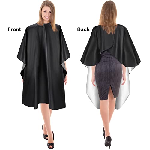 Foaincore 12x Waterproof Salon Capes with Snap Closure 59"x47"