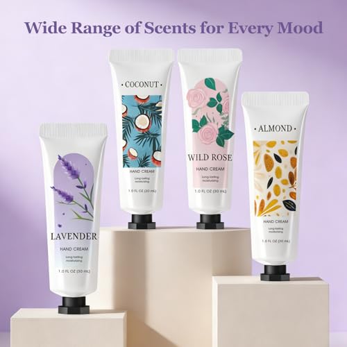 BODY & EARTH Mini Lotion 50-Pack Variety Gift Set - Travel Size Hand Cream