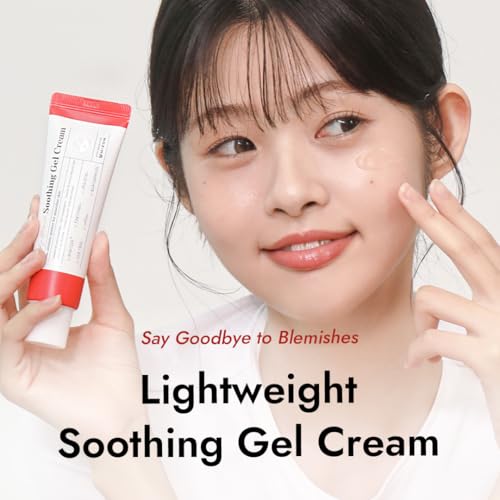 MIZON GoodByeBlemish Soothing Gel Cream with Acnotide, for Sensitive Skin, Breakout Treatment, Acne Spot Treatment (55ml 1.85 fl oz)