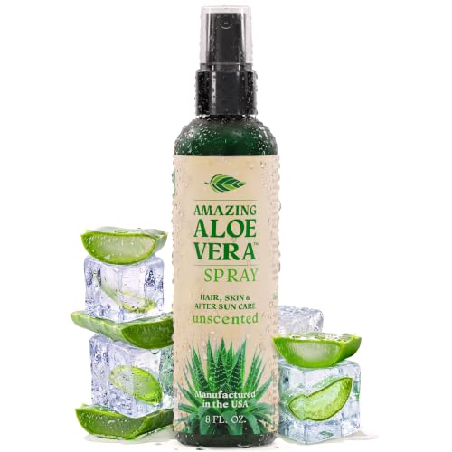 Green Leaf Naturals Aloe Vera Spray - After Sun & Daily Hydration, 8 oz, Pack of 1