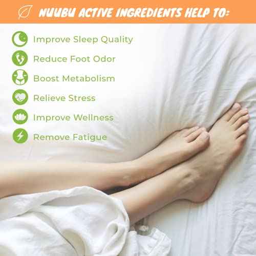 Nuubu | Ginger Deep Cleansing Foot Pads for Better Sleep & Foot Care | Premium Japanese Organic Feet Pads with Ginger Powder (30 Pc)