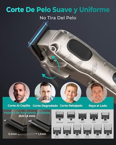 VGRPRO Cordless Hair Clippers for Men - Professional Barber Kit
