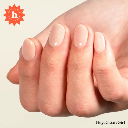 Heyhae Semi Cured Gel Nail Strips - Neutral Jelly Clean Girl Set (28 Strips)