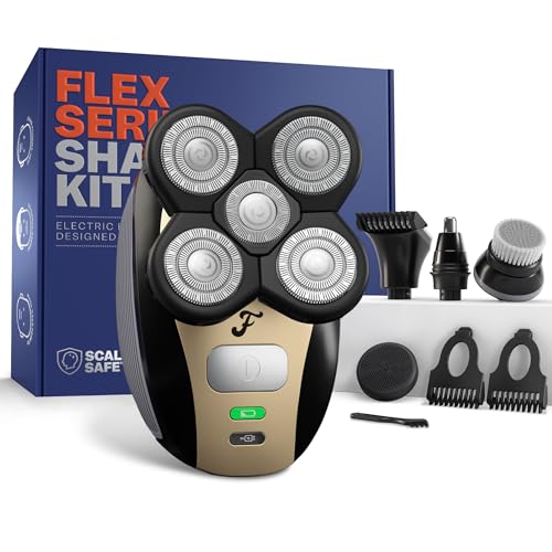 Freebird FlexSeries Electric Head & Body Shaver - Cordless Waterproof
