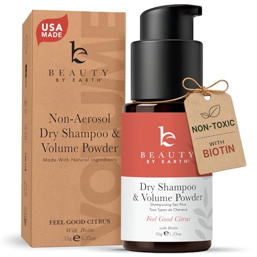 Dry Shampoo Powder Non Aerosol by Beauty by Earth