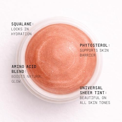 Glow Balm ? Glass Skin Primer, Dewy Face Balm with Plant Based Squalane, Hydrating Glow Moisturizer, Natural Radiant Finish