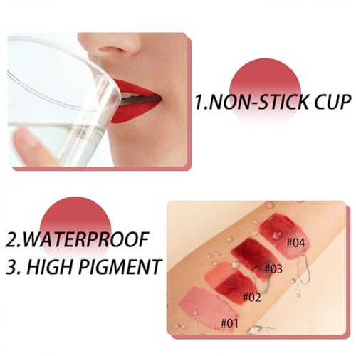 Charm Kiss Peel Off Lip Stain Set - 3 Colors Waterproof Lip Tint