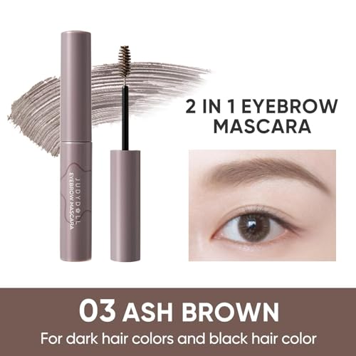 JUDYDOLL 2-in-1 Eyebrow Mascara Waterproof Feathered Brows