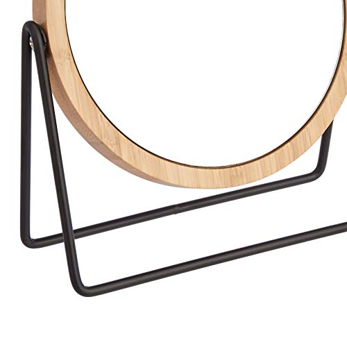 Vanity Mirror Double Sided 1x 5x Magnification 360 Rotation