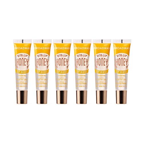 Ruby Kisses Broadway Vita-Lip Gloss Honey 6-Pack