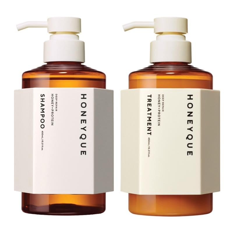 HONEYQUE Deep Repair Shampoo & Conditioner - 450ml Salon Quality