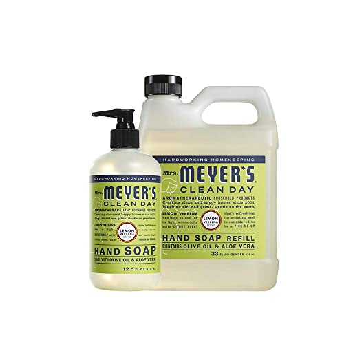 MRS. MEYER'S CLEAN DAY Hand Soap, Refill Variety Pack Soaps Made to Clean and Freshen Hands