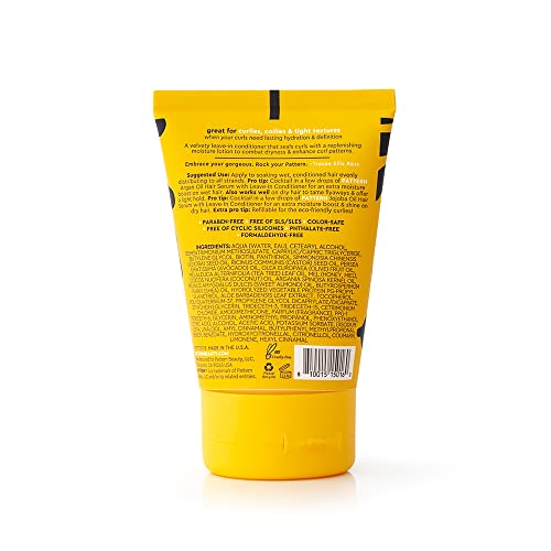 PATTERN Beauty by Tracee Ellis Ross Leave-In Conditioner 3 fl oz - Rich Moisture for Curly, Coily and Tight-Textured Hair, 3a to 4c, Travel-Size