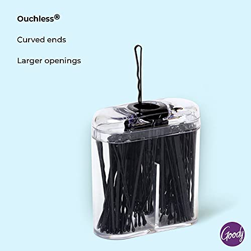 Magnetic Top Bobby Pins Box - 75 Count, Secure Hair Styling Accessories