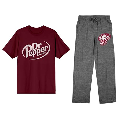Dr Pepper Logo T-Shirt & Sleep Pant Set