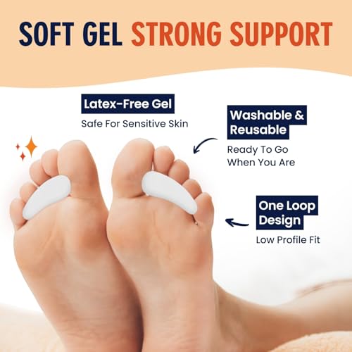 Hammer Toe Corrector Gel Pads - 2 Pairs All-Day Relief