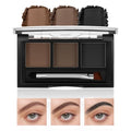 3-Color Eyebrow Powder Palette with Brush Applicator