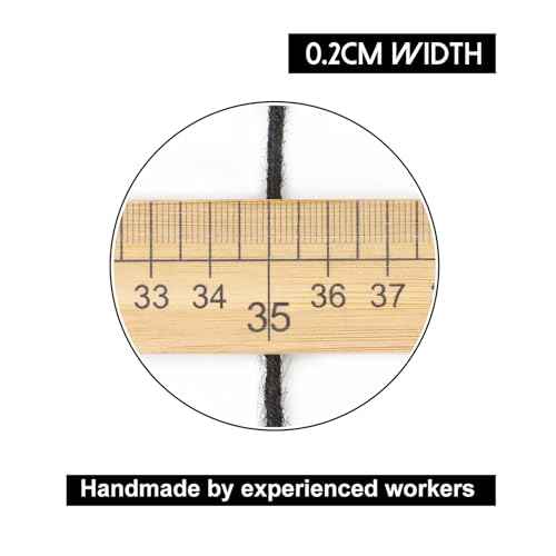8inch 60 Strands 0.2cm Width 100% Human Hair Dreadlock Extensions, Full Handmade Loc Extensions Human Hair for Men Women Kids, Permanent Dread Extensions(Natural Black)