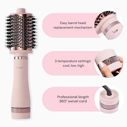 L'ANGE HAIR Blow Dryer Brush 60mm Oval | Ionic Titanium