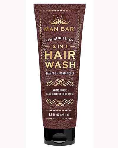 San Francisco Soap Company Man Bar 2 IN 1 Hair Wash EXOTIC MUSK & SANDALWOOD - Where Lather meets Luxury