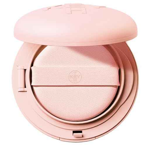 KEYTH SILKY FIT COVER CUSHION #02 SILKY BEIGE (15G, 0.52 OZ.) / Porcelain-smooth, Long-Lasting, Lightweight, Flawless Coverage, Velvet Finish, Cynanchi Radix Extract, Ha-dong Rice Extract