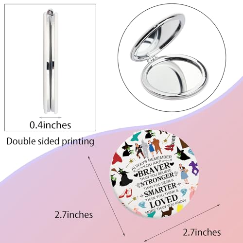 WSNANG Movie-Inspired Portable Compact Makeup Mirror - Gift for Fans