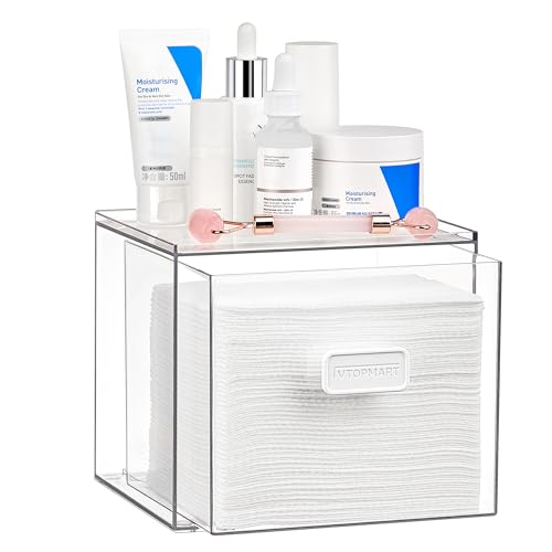 Vtopmart Clear Disposable Facial Towels Holder for XL Towels