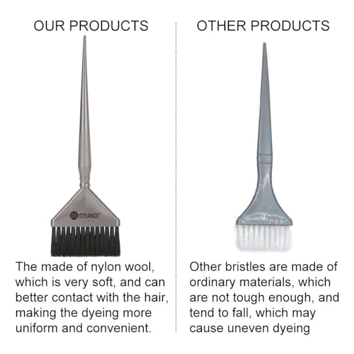 Professional 3-Piece Hair Color Brush Kit for Salon Use