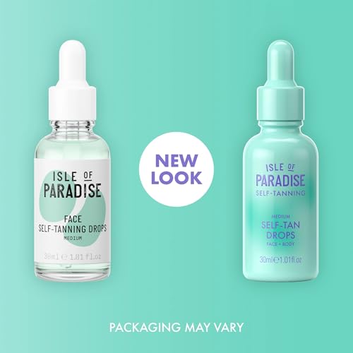 Isle of Paradise Self-Tanning Drops | Face & Body Buildable Tan