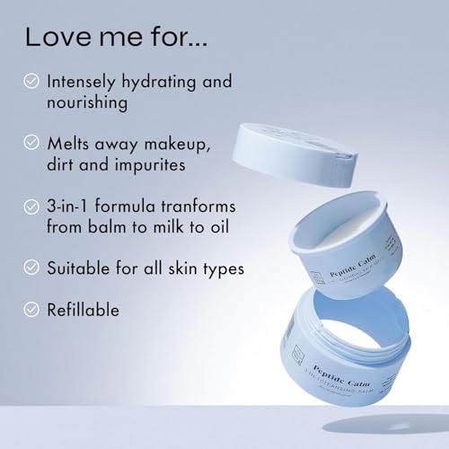 Peptide Refillable Cleansing Balm - Makeup Remover, 100 ml