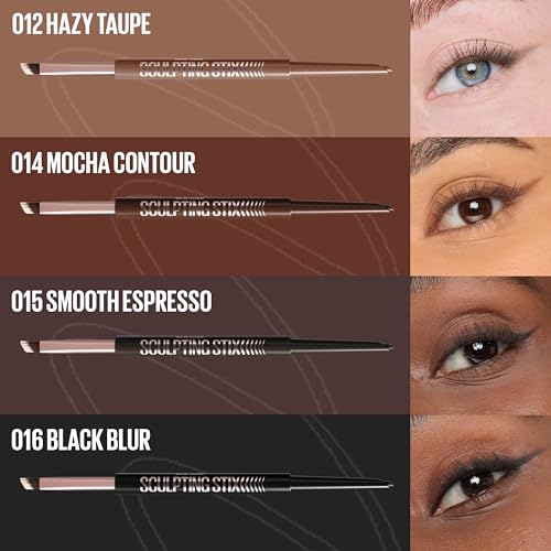 Maybelline Sculpting Stix 2-in-1 Eyeliner - Dual Ended Brown, 24HR Wear