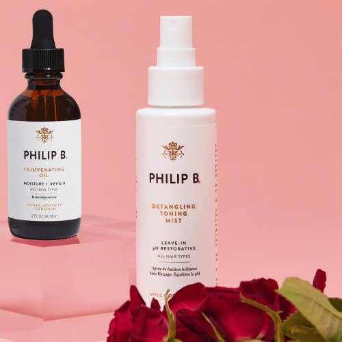 Philip B Detangling Toning Mist - Weightless Hair Spray for Frizz & Shine, 4.23 fl oz