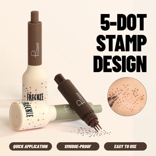 Faux Freckle Stamp Pen - Natural Liquid Freckle Marker (Caramel)