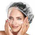 Large Size Disposable Shower Caps 50cm Waterproof Hair Cover Pack of 100