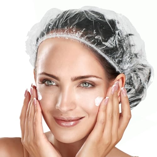 Large Size Disposable Shower Caps 50cm Waterproof Hair Cover Pack of 100