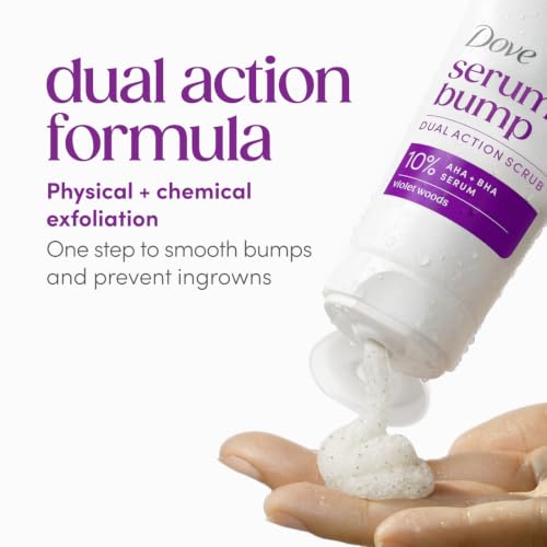 Dove KP Bump Eraser Body Scrub - 10% AHA BHA Serum 8.5oz