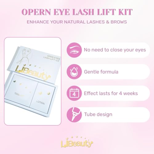 Libeauty Lash Lift Kit – Professional Eyelash Perm with Glue Balm