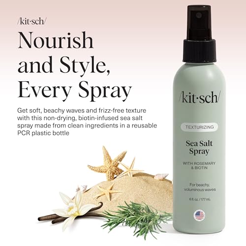Kitsch Sea Salt Spray & Hair Perfume Set - Amber Shores Texturizing Spray