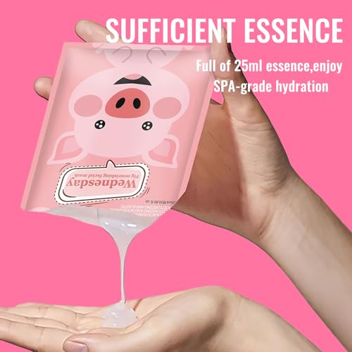 7 Pack Face Mask Skin Care for Kids, Animal Character Kids Face Mask, Spa Party Supplies for Girls, Sleepover Party Supplies for Girls, Teen Girl Gifts, Spa Party Favors for Women