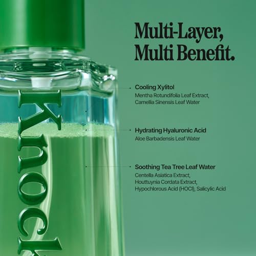 Knock, Shaking Serum Mist, Portable Hydrating, Hypochlorous Acid, Centella Asiatica Extract, 1.69 fl oz (Cool Down, 50ml)